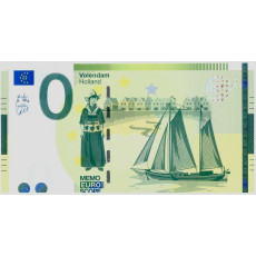 0 Euro biljet Volendam Holland 0 Euro biljet Volendam Holland